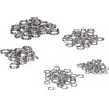 Zite Snap Rings Fishing Assortment – 150 Split Rings Stainless