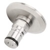 Gas Lock Post Adapter 1.5in Clamp to Ball Connector Brewing