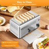 6 Slice Toaster 1680W Commercial Electric Pop-Up Toaster 110V Stainless