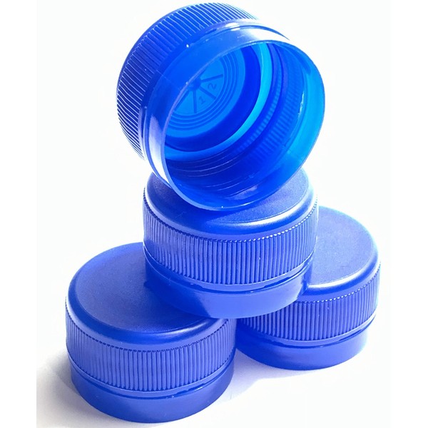 Sneak Alcohol Caps Anywhere, Reseal Your Water Bottle Perfectly 28mm (12) | Leak Free, Fits Fiji | Bootleg, Smuggle, Hide, Sneak Liquor for Concerts, Sports & Festivals | 12 Blue Screw Lids