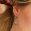 M MOOHAM Gold Hoop Earrings - 14k Gold Plated 925