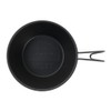 Keystone Mercury Embossed Shera Cup, Matte Black, Φ4.8 x L6.7