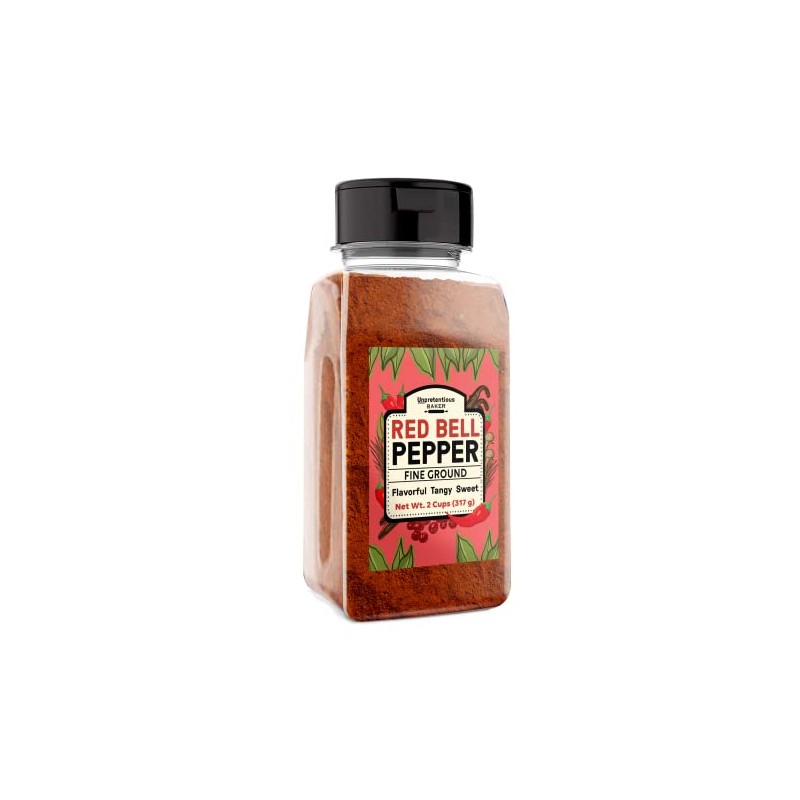 Unpretentious Red Bell Pepper Powder, 2 Cups, Fine Ground, Sweet
