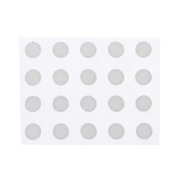 Tebatu Headphone Accessories,Dust Shell Self-Adhesive Earphones Case Steel Mesh Anti-Dust