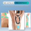 ANAMPION Kinesiology Tape 3Rolls(2.5CM, Black)