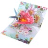 CawrdWhish Greeting Cards Butterfly Flower, Forever Flower Bouquet 3D Pop