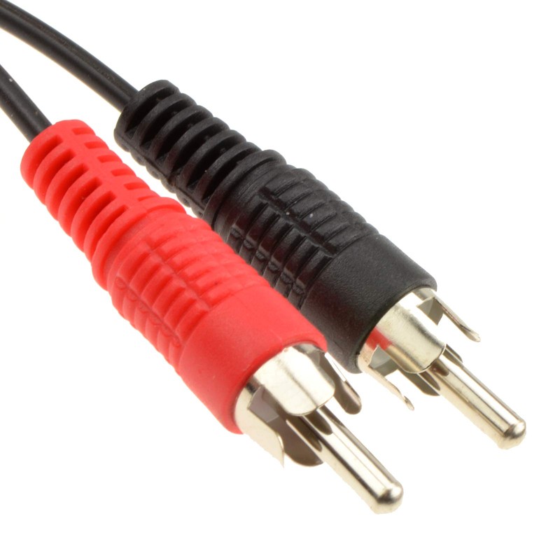 kenable RCA Phono Twin Plugs to Plugs Stereo Audio Cable