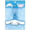 Skater ZELK1 Sanrio Cinnamoroll Carabiner with Rubber Mascot