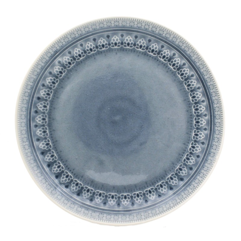 Euro Ceramica Fez 16 Piece Double Bowl Stoneware Mandala Pattern