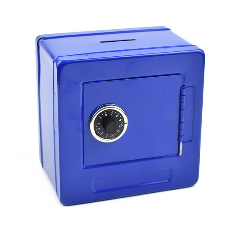 Kids Money Saving Box Knob Password Large Capacity Sturdy Iron