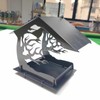 Bird Feeder for Garden - House-Shaped Bird Feeder Squirrel Proof