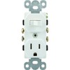 GE Wall Switch & Outlet Combo, Two-in-One Receptacle, 1 On/Off