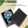Pishovi Plaque is Wack Retractable Glitter Badge Reel with Clip,