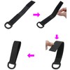 Velcro Webbing Clip Molle System Hook Hanging Strap Holder (BLACK