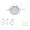 MARVIX LED 12V 24V Spot Light White 75mm Ceiling Lamp