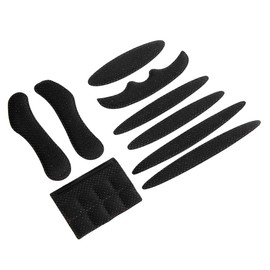 Jipemtra Helmet Padding Foam Kit 27PCS Bicycle Replacement Pads Universal Foam Pads Set for Bike Motorcycle Cycling Racing Outdoors (Black)