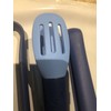 Mad Hungry Silicone 9" Slotted Tongs 3 Pack Blue Heat