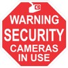 SIGNS UP Security Cameras Novelty Sign