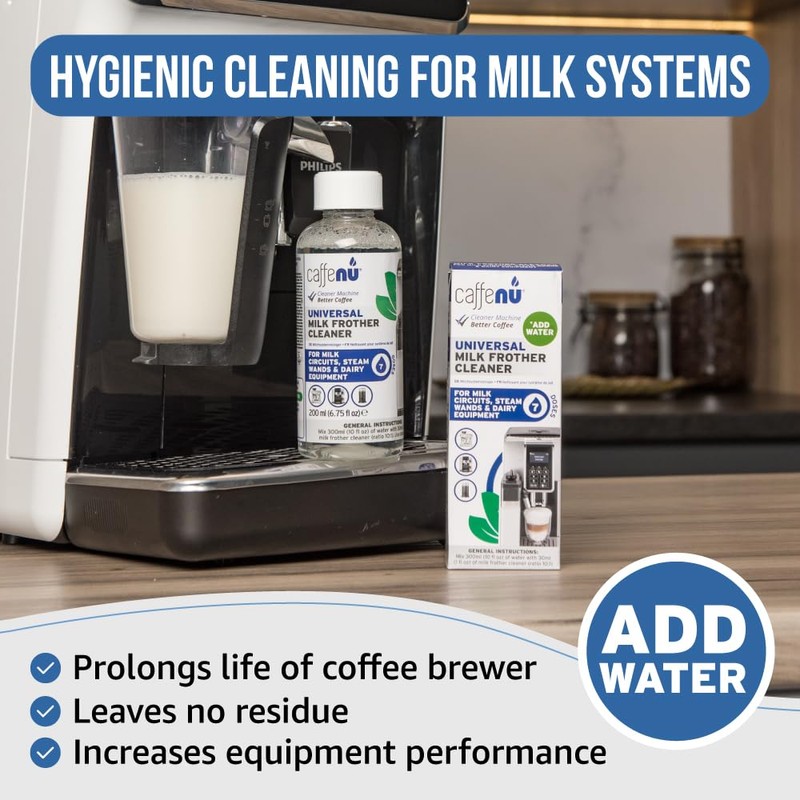 Universal Milk Frother Cleaner 200ml - For Milk Circuits, Steam