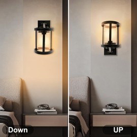XOCUWU Battery Operated Wall Sconces for Bathroom Modern Vanity Light Fixtures Rechargeable Wall Lights with Glass Shade for Mirror Bedroom Living Room Hallway