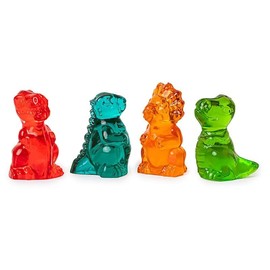Bayside Candy Gummy 3D Dinosaurs – Assorted Fruit-Flavored Dinosaur-Shaped Gummies (1LB)