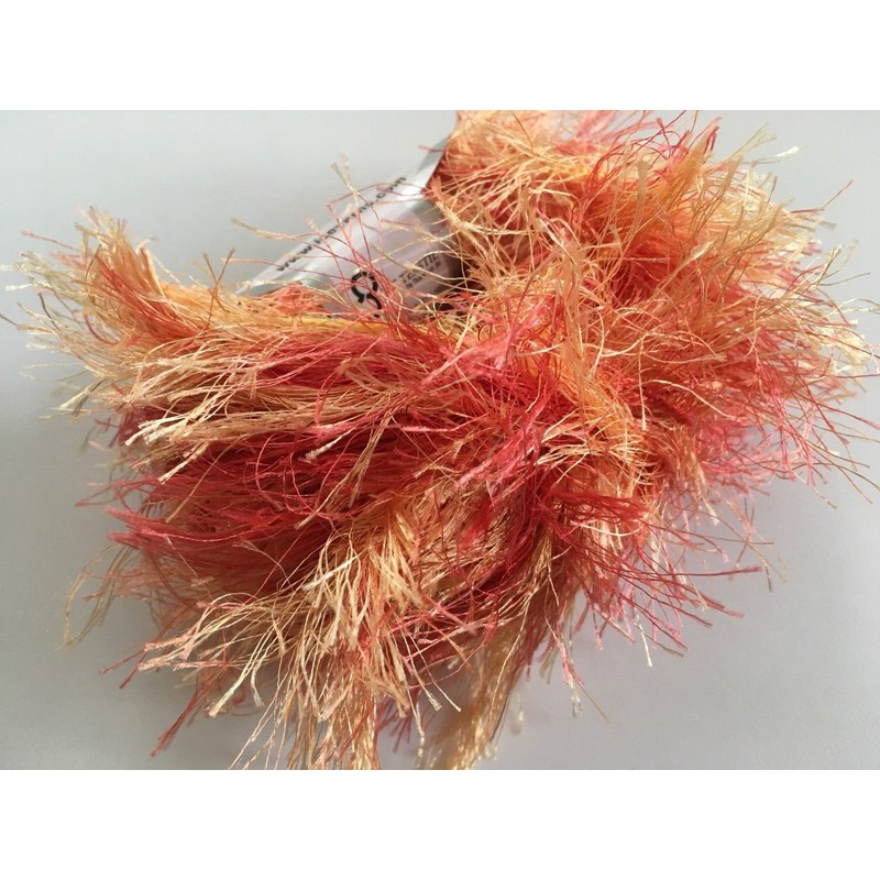 Extra Long Sun Kiss Eyelash Yarn 38 Yards 50 Gram