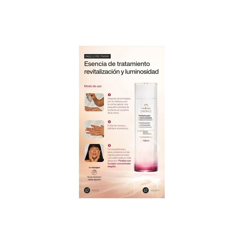 Natura - Solucion Facial Revitalizacion Y Luminosidad 100 Ml