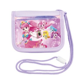 NOVATRAIL Tinipin Hachupin Wallet, Kids Wallet, Girls, with Neck Strap, Round Shape, Sparkling Catch! Tinipin Excursions, Outings, Cute, Elementary School Students, Kindergarten, Kids' Gift, Present