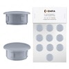EMFA Cover Caps for 15 mm Drill Holes Grey Pack