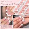 EternalClassic White French Tip Press on Nails Long Square Fake