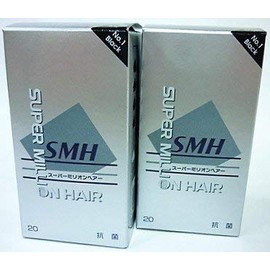 (Value Pack of 2) Super Million Hair Black 0.7 oz (20 g) x 2