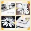 White Puff Heat Transfer 3D 12" x 5 ft for