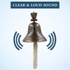 5" Solid Brass Bell Antique Brass Quality Marine Wall Mounted