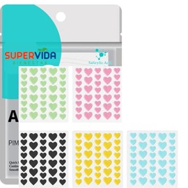 180 parches de Corazones en 5 colores. 180 Parches para acné. Parches hidrocoloides absorbentes para tratar la erupción de acné y espinillas para el c