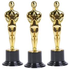 Gold Award Trophy, 6-Inch tall (4-Pack)