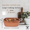 Moss & Stone 7 Pcs Copper Pots And Pans Set,