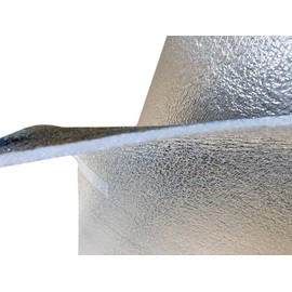 48" X50Ft Reflective Black FOIL Insulation Roll Foam Core Radiant Barrier R8