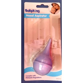 Babyking Nasal Aspirator  Choose Color  Complies w/Phthalate Regulations #BK6318