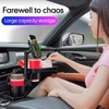 Car Cup Holder Multifunctional Cup Holder Expander with 360° Rotation