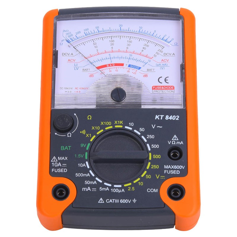 KT8402 Handheld Mechanical Multimeter High Precision Pointer Multimeter Electrical Testers