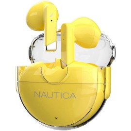 HD Accessory Nautica T320 True Wireless Bluetooth Earbuds with Charging Case - Yellow