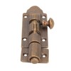 Solid Cast Brass Latch, Antique Brass Door Slide Bolt Lock