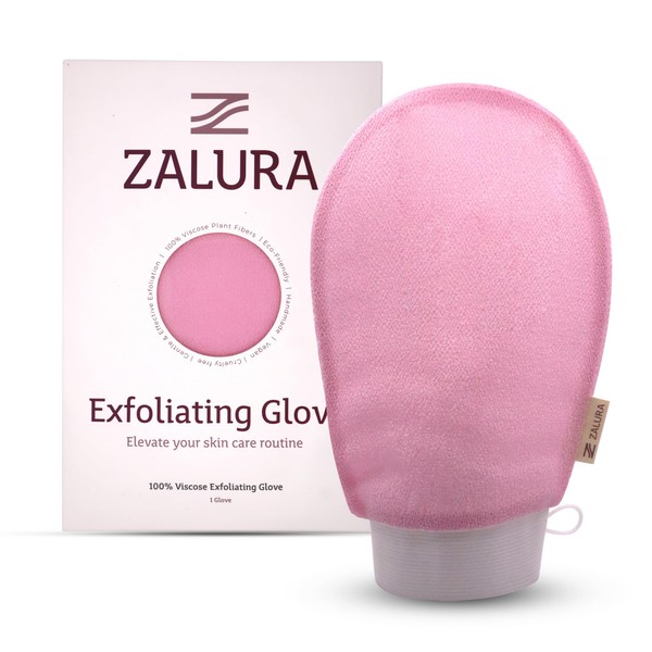 Zalura Exfoliating Glove (Pink)