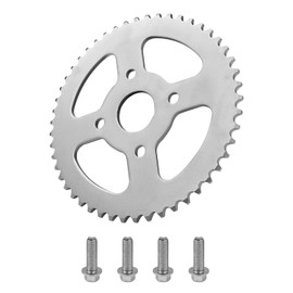 QAGGUM 420 Chain Rear Sprocket Fit for Coleman Powersports BT200X CT200U Trail 200 CT200U-EX Baja Warrior Heat Massimo MB165 MB200 196cc Mini Bike Parts 50 Tooth 40mm Rear Drive Wheel Sprocket