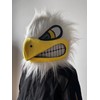 To.beone Plush Eagle Mascot Head Costume Animal Mask Head Adult
