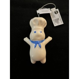 Pillsbury Decoupage Pillsbury doughboy Christmas ornament NWT