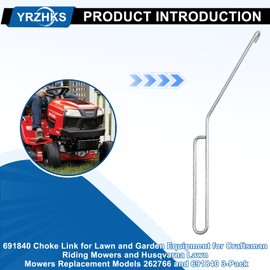 YRZHKS 691840 Choke Link for Lawn and Garden Equipment, for Craftsman Riding Mowers and Husqvarna Lawn Mowers, Replacement Models 262766 and 691840, 3-Pack