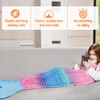 Catalonia Classy Mermaid Tail Blanket, Soft Warm Plush Fleece Sleeping
