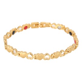 Titanium Steel Magnetic Bangle Germanium Negative Ion Romantic Style Gift Women Men Bracelet