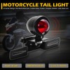 KATUR 1Pcs Red 12V Motorcycle Tail Light Brake Stop Running